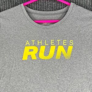 Under Armour Shirt Womens Small Gray Long Sleeve Heat Gear Athletes‎ Run